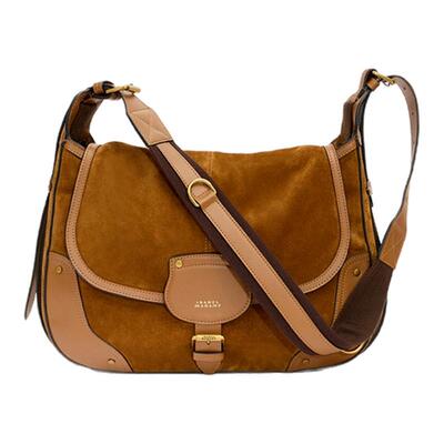 ISABEL MARANT 2025秋冬新款SIERRA绒面皮挎包女