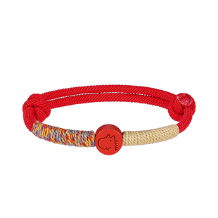 十二生肖本命年天然朱砂红绳手链情侣款手串生日马年新年礼物脚链