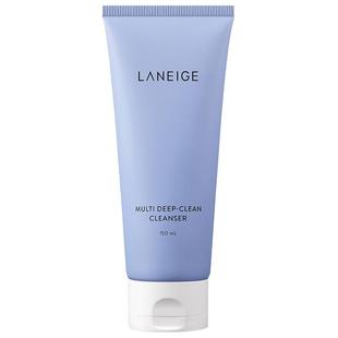 兰芝洗面奶多效四合一深层清洁泡沫温和卸妆洁面二合一2支装