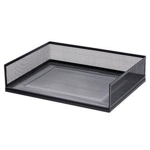 全金属文件座可叠加多层文件架办公室桌面a3a4宿舍实验室做档案资料收纳架工位整理办公用品置物架大容量美观