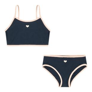 3件38折 现货丹麦Konges slojd SS24女宝香风爱心泳衣泳帽泳鞋