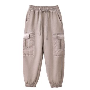 半度闲女童秋装休闲裤洋气中大童2025新款儿童春秋款宽松休闲裤子