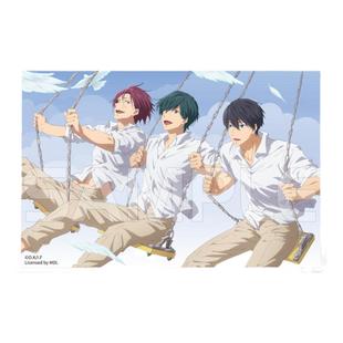 星河动漫 Free秋千系列七濑遥松冈凛桐岛郁弥三人款摆件立牌周边