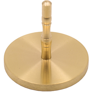 纯黄铜圆灰压香道套装用品打篆工具香篆整平器香灰压押 5cm/3.5cm