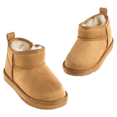 儿童童鞋雪地靴男童女童加厚短靴