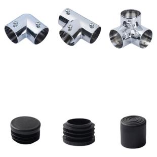 圆管方管连接件25X25不锈钢管夹片组装桌椅钢管接头方钢架子固定