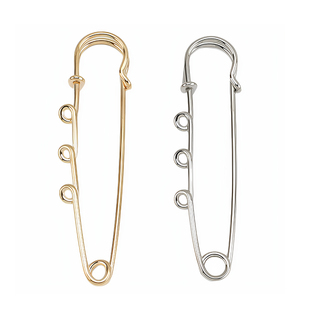 别针吊坠胸针扣子多挂胸针保色配件diy手工材料带吊坠别针带环圈