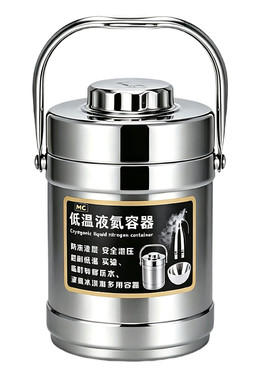 不锈钢液氮保温罐锅盆壶2/3L