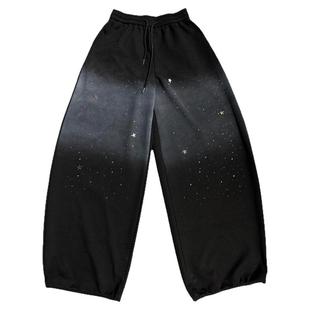 秋冬kpop女团舞蹈打歌服装韩舞爵士街舞套装烫钻运动跳舞裤子成人