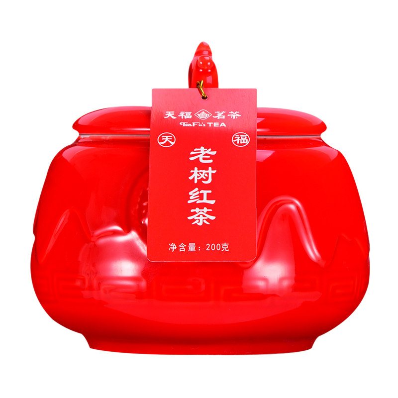 天福茗茶红茶大叶工夫红茶200g