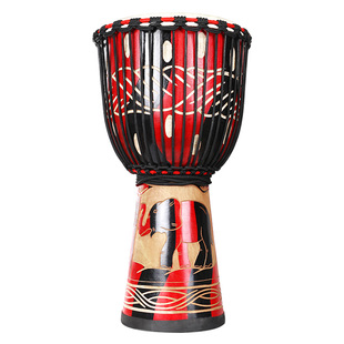 前谷羊皮非洲鼓儿童幼儿园手鼓丽江民谣便携打击乐器标8/10/12寸