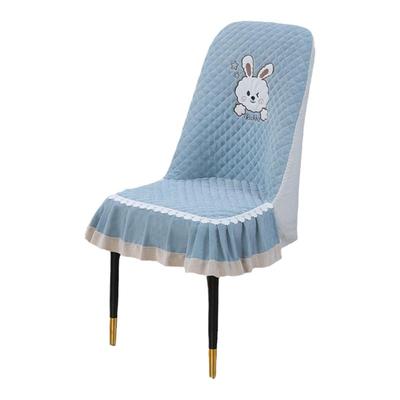 轻奢弧形椅子套罩餐桌椅套