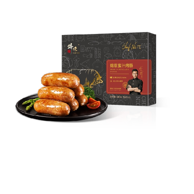 锋味派台式精选猪后腿肉烤肠