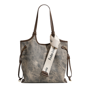 香港品牌小众复古托特包包女2026新款大容量腋下大包通勤单肩包