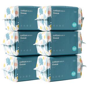 KUB可优比婴儿绵柔巾手口屁干湿两用巾新生儿100抽18包