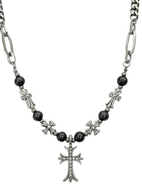 欧美十字架项链男潮嘻哈小众高级