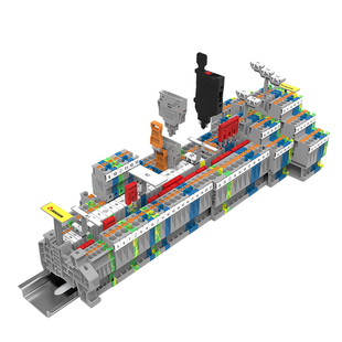 DEGSON高松DS2.5/TW/QU/3L/DSKK2.5快速免工具直插导轨接线端子排