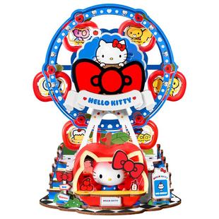 rolife若来音乐盒diy手工八音盒三丽鸥家族凯蒂猫生日礼物送女孩