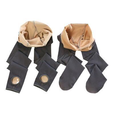 大码外穿透肤一体裤假透肉打底裤