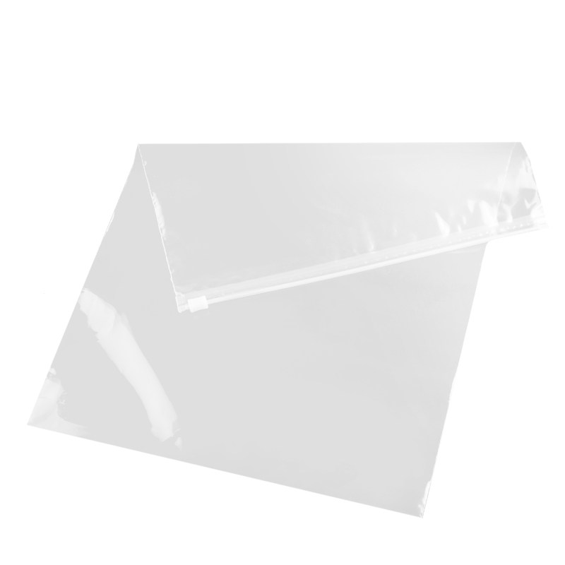 加厚服装拉链袋子衣服包装袋透明pe自封袋封口袋大号收纳袋带防水