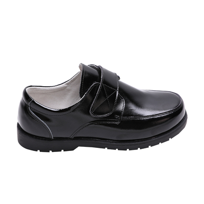 唯景儿童小学生黑色皮鞋