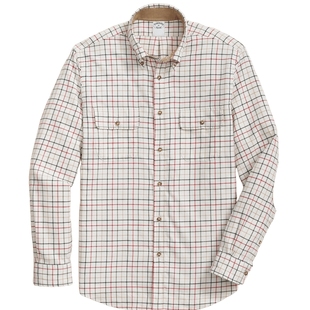 Brooks Brothers/布克兄弟男士25秋冬新品棉羊绒复古格纹口袋衬衫