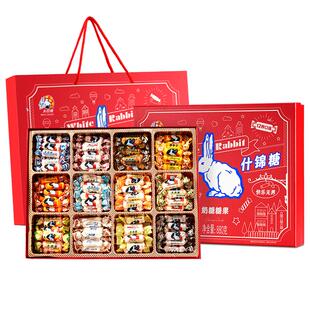 大白兔奶糖880g什锦糖礼盒12种口味儿童休闲零食礼物糖果年货送礼