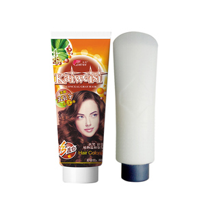 凯维斯染发膏狄梵彩盖白五倍子染发霜染发剂植物精华1000毫升正品