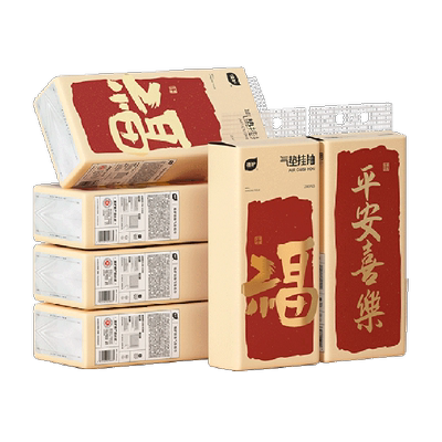 植护平安喜乐四层抽纸无痕挂钩