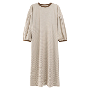 都市丽人睡裙女冬季德绒加厚加绒长袖睡衣大码女款2025新款秋冬款