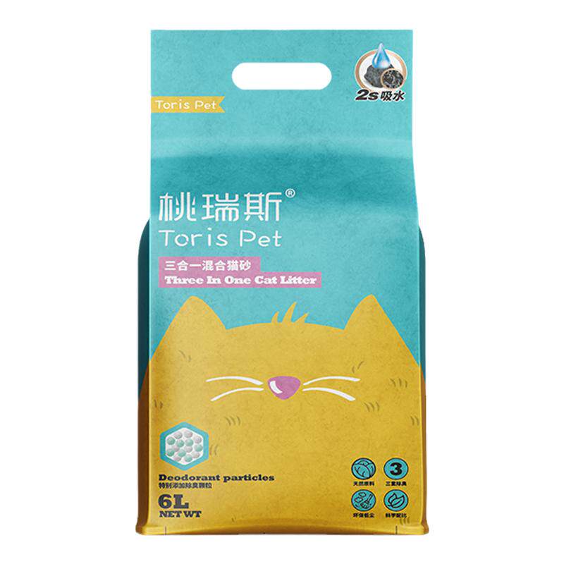 桃瑞斯混合猫砂米砂膨润土豆腐猫砂猫咪用品吸水结团除臭不粘脚