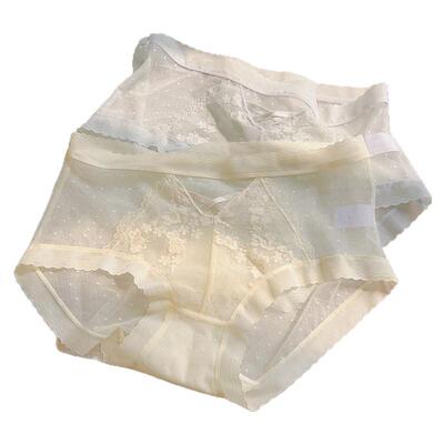 纯欲禁欲蕾丝内裤性感网纱薄款