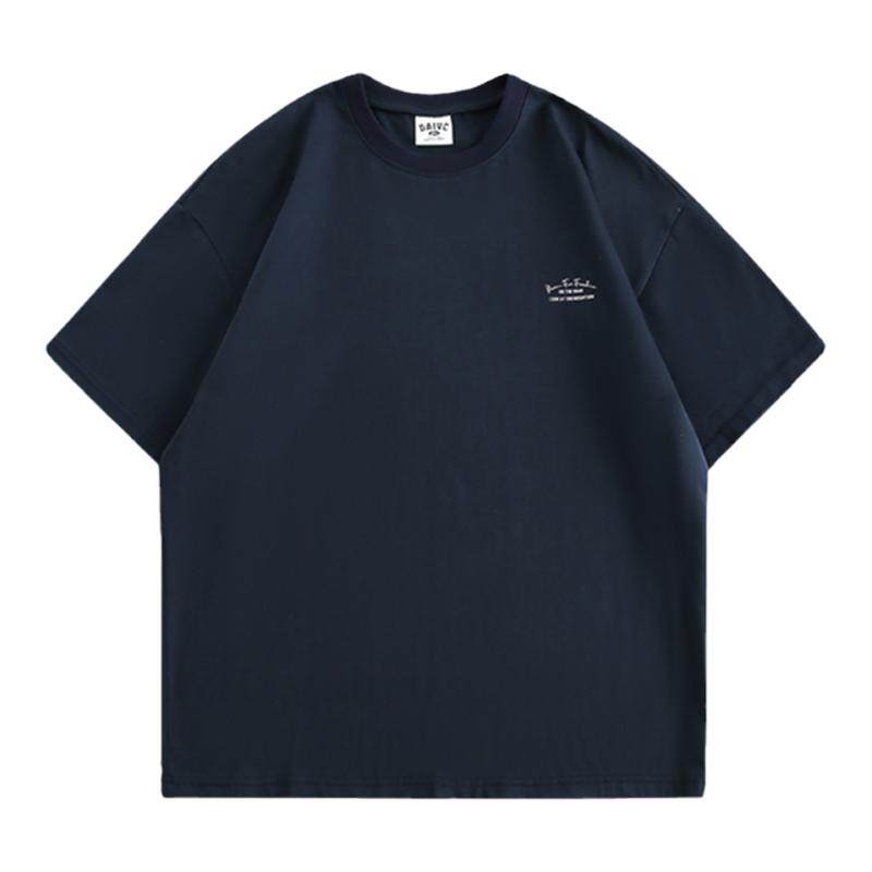 UNAps【露营】夏季日系印花短袖T恤男生休闲宽松情侣纯棉潮流tee