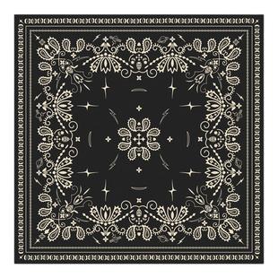 ELLE真丝大方巾女士2025新款高级感围巾时尚百搭桑蚕丝棉印花丝巾