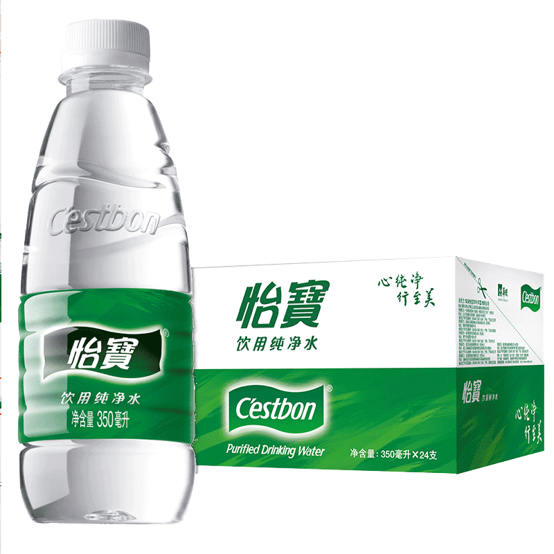 送货上楼怡宝纯净水4.5l*4桶