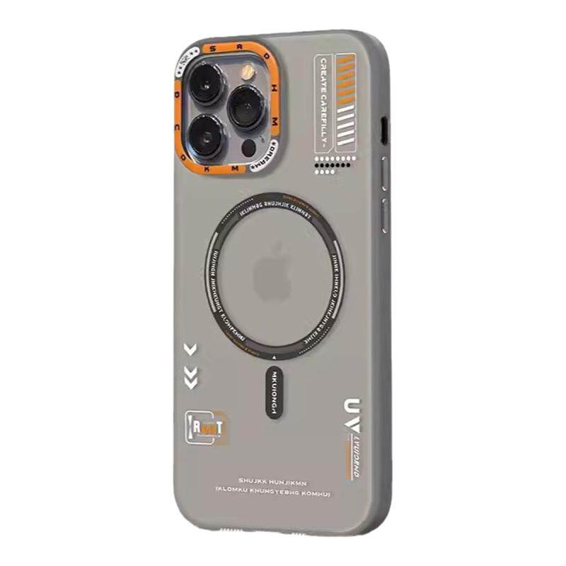 熙壳量贩 新款商务港风磁吸磨砂iPhone16promax手机壳肤感适用苹果15pro透明15PM防摔14plus高级感