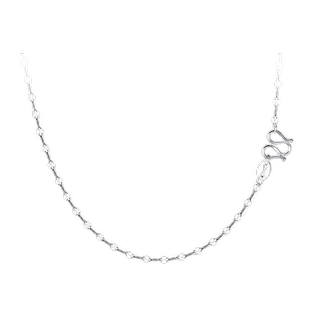 S999纯银项链女雪花设计简约锁骨链精致时尚小众银饰百搭网红新款