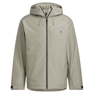 adidas阿迪达斯男子户外运动三合一羽绒内胆连帽夹克外套KQ5502