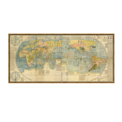 米亦堂/坤舆万国全图/新中式挂画