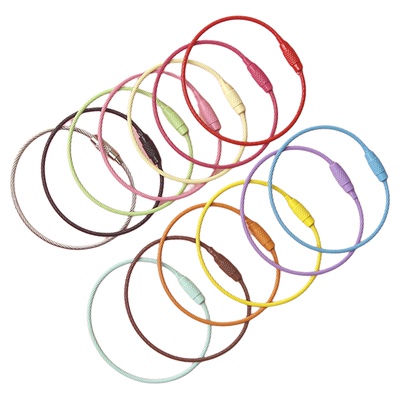 diy糖果色饰品少女心钢丝圈