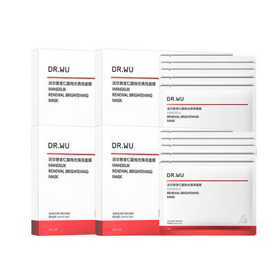 【百亿补贴】DR.WU达尔肤杏仁酸抛光焕亮面膜保湿控油提亮护肤品