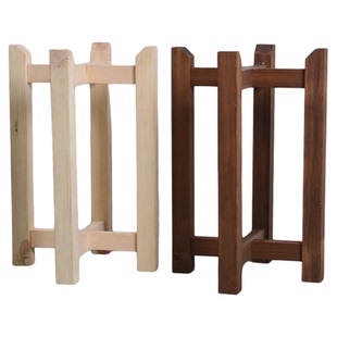 实木架子底座水缸木架花盆架鱼缸架酒坛架手推小石磨架子托盘酒缸