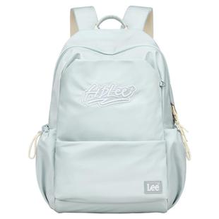 Lee双肩包女初中高中大容量书包大学生旅游轻便背包通勤电脑包男