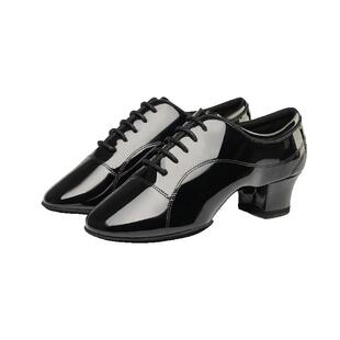 专业拉丁舞鞋男款成人舞蹈鞋软底练功鞋中跟国标跳舞鞋恰恰伦巴