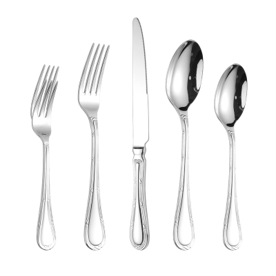 出口级不锈钢复古西餐主餐勺