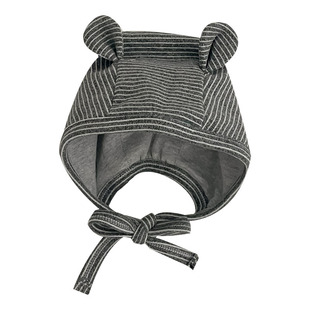 软绵绵di~韩版小熊宝宝帽子女0到3个月春秋男宝新生儿小月龄胎帽