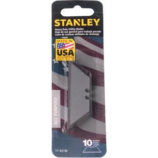 史丹利梯形刀片T型美工刀刀片大号重型割刀片工业用地毯钩刀进口