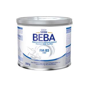 【自营】德国雀巢BEBA 贝巴FM85早产儿新生儿水解母乳强化剂200g