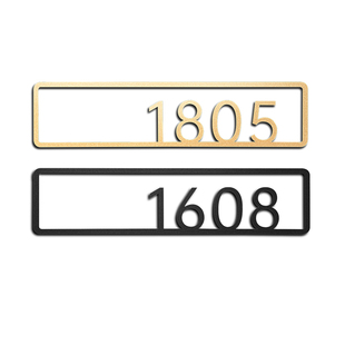 高级感门牌号码牌家用入户门装饰定制酒店宾馆轻奢创意户外门号房间号新家住宅门口进户大门房号高档挂牌订制