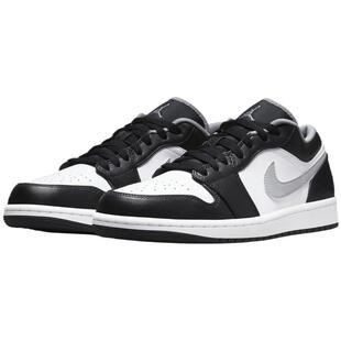 滔搏NIKE耐克男子AIR JORDAN 1运动训练黑白灰篮球鞋553558-040